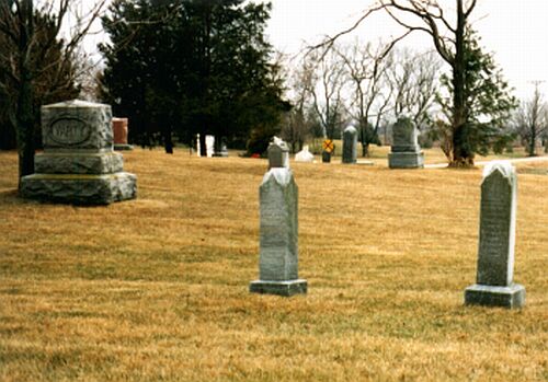 view of St. Pat's Cemetary