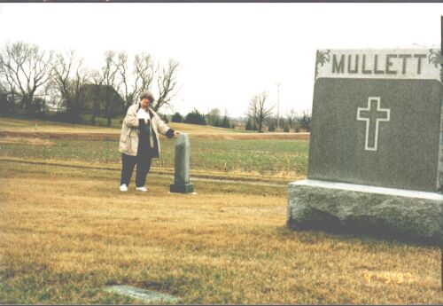 Me holding Simon Cain's marker --