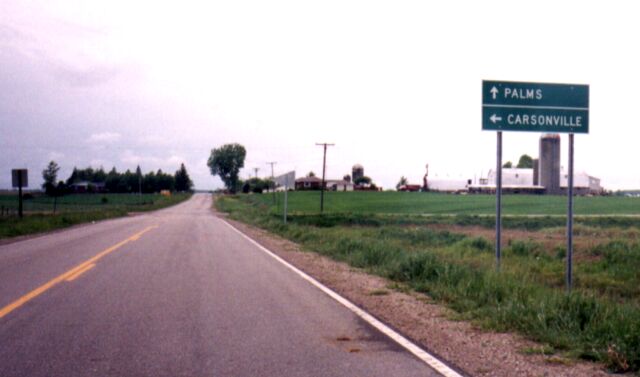 The Road Sign pointing me to Palms