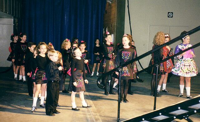 dancers getting ready